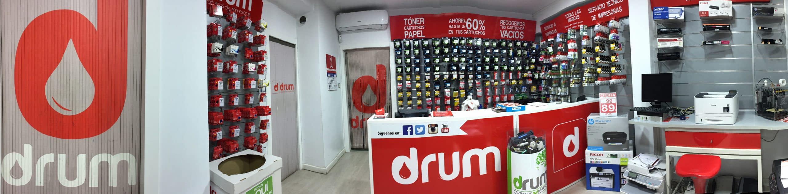Interior y producto Drum