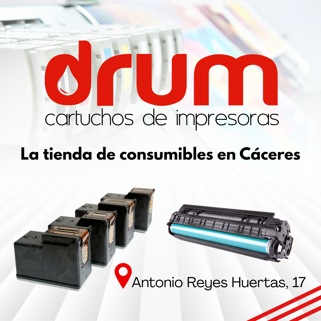 La tienda de consumibles en Cáceres DRUM
